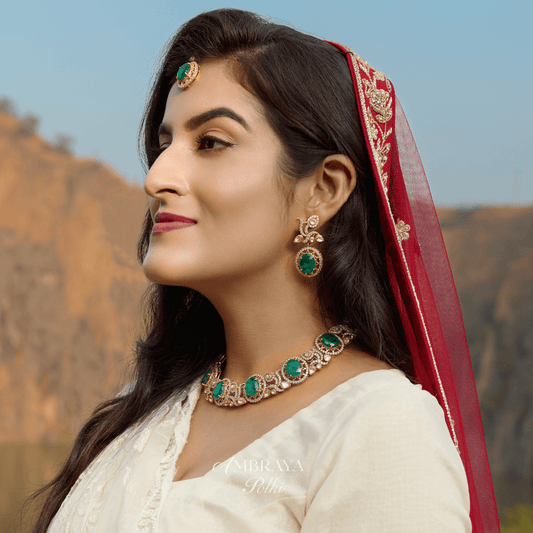 Miraya Necklace - Ambraya Polki