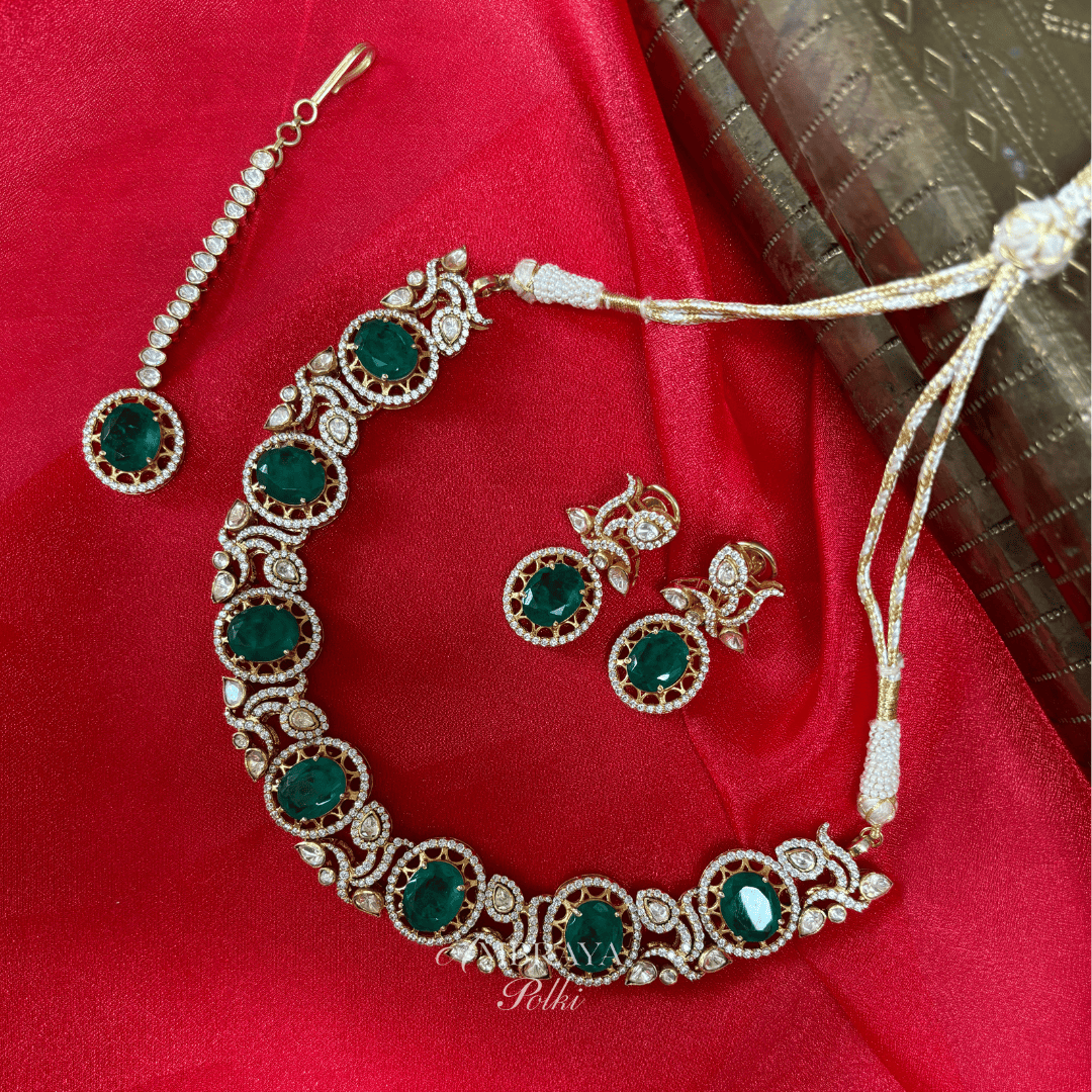Miraya Maang Tikka - Ambraya Polki