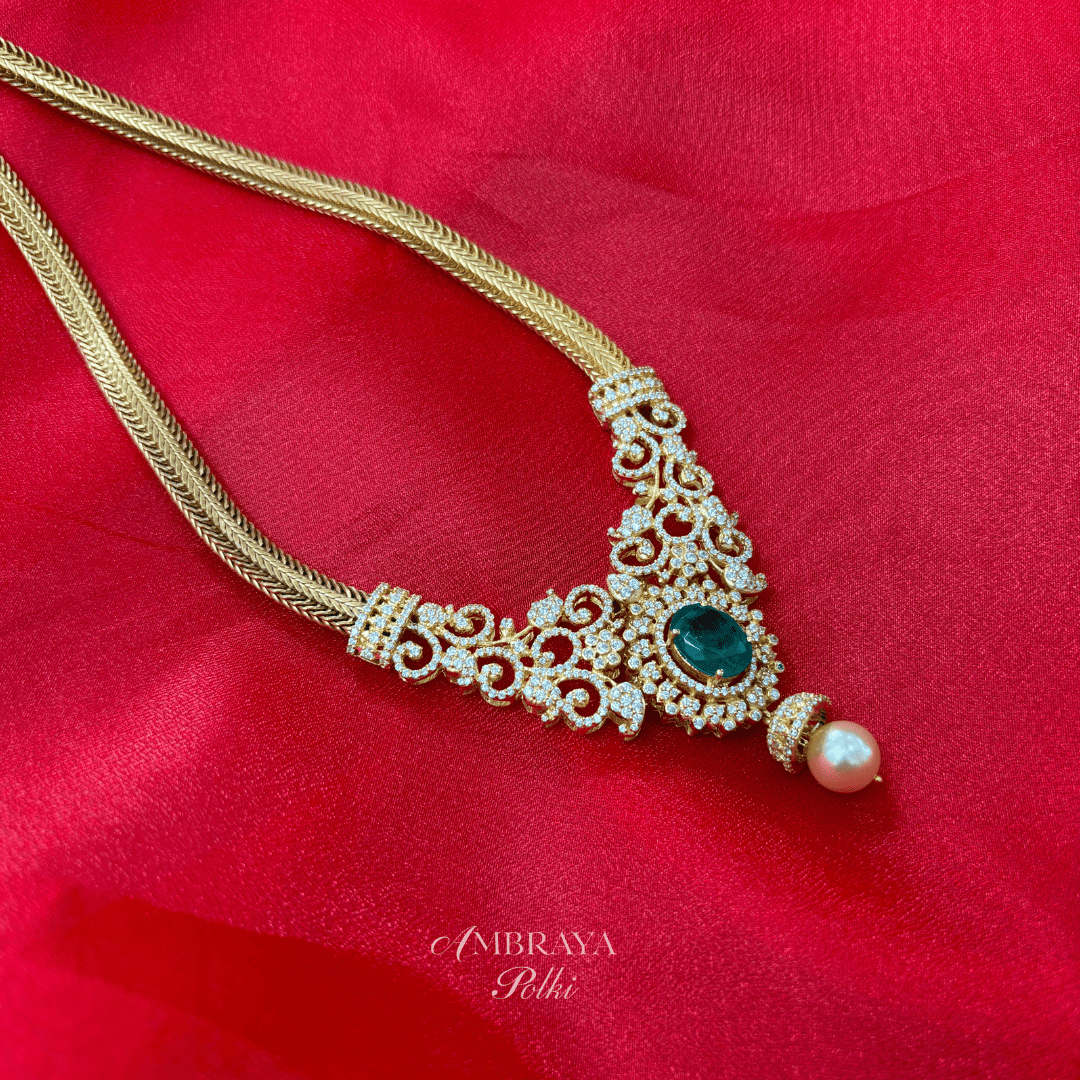 Nitya Necklace - Ambraya Polki