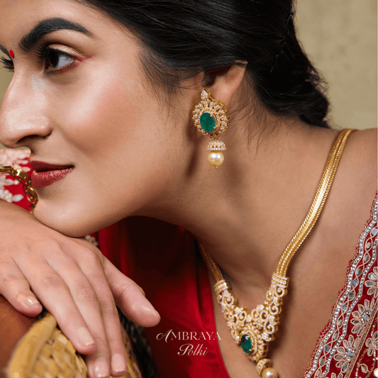 Nitya Necklace - Ambraya Polki