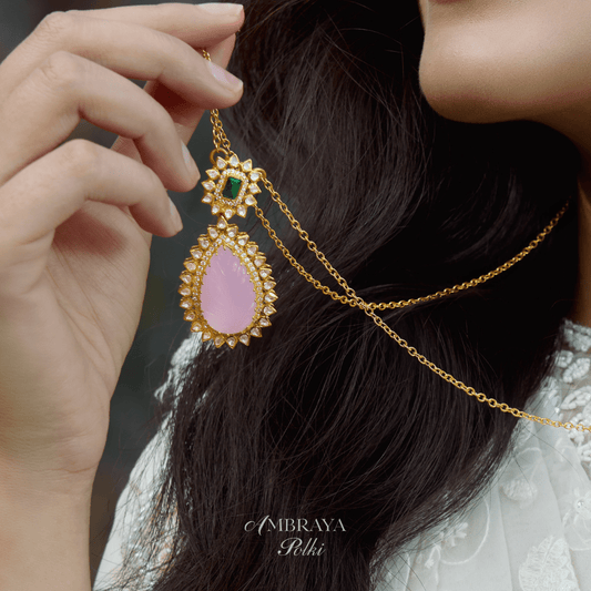 Tara Pendant - Ambraya Polki