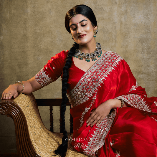 Vanmayi Earrings - Ambraya Polki