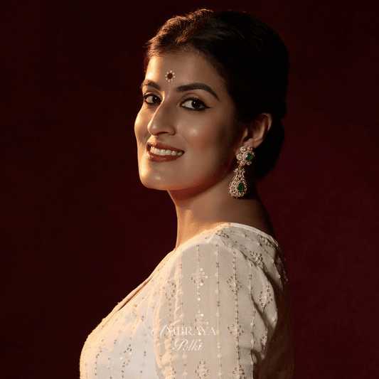 Anshika Earrings - Ambraya Polki