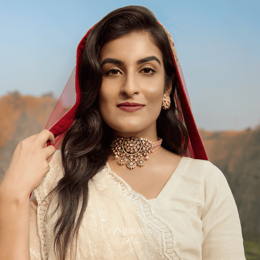 Dhiti Necklace - Ambraya Polki