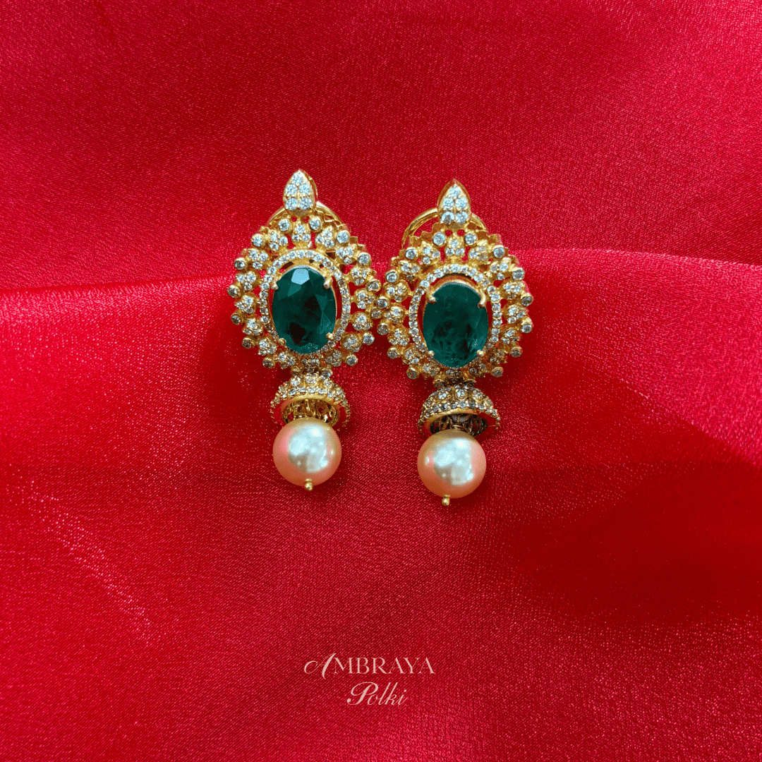 Nitya Necklace Set - Ambraya Polki