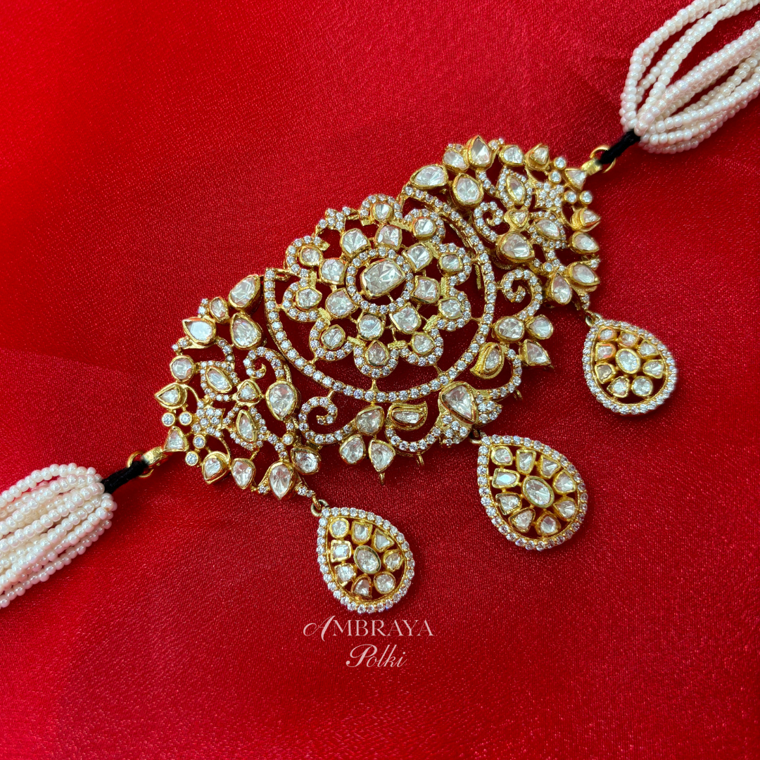 Tamika Necklace - Ambraya Polki