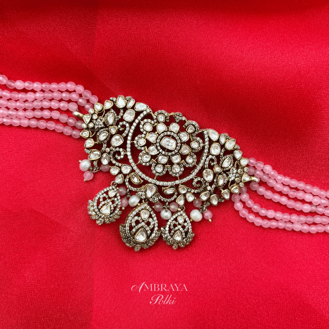Dhiti Necklace - Ambraya Polki