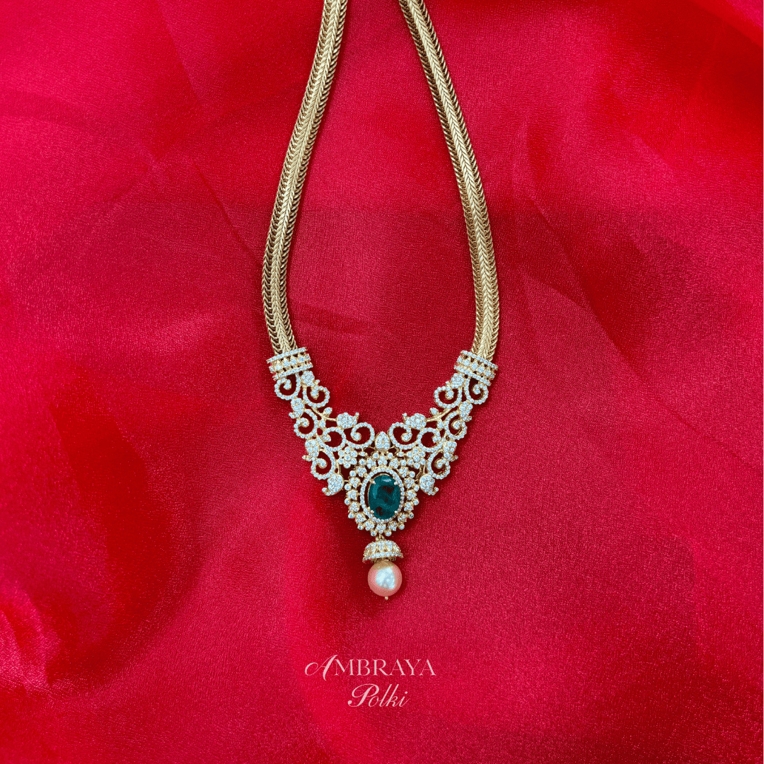 Nitya Necklace - Ambraya Polki