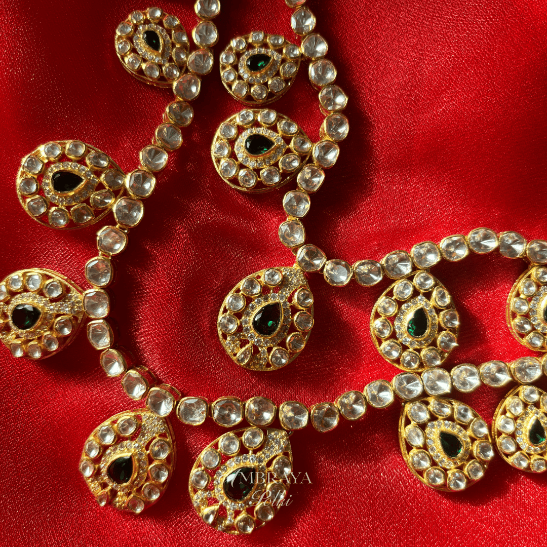 Tanvika Necklace - Ambraya Polki