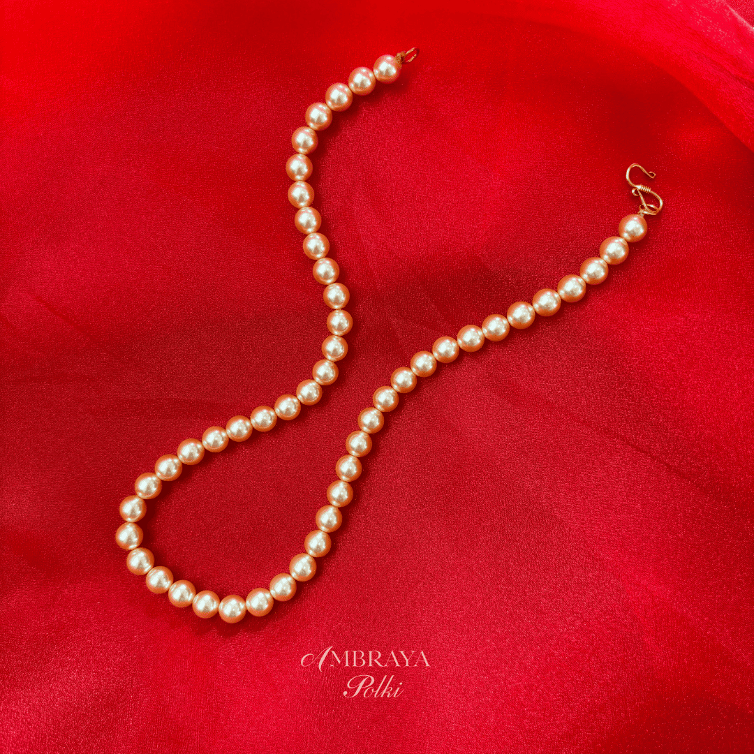 Tiana Pearl Necklace - Ambraya Polki