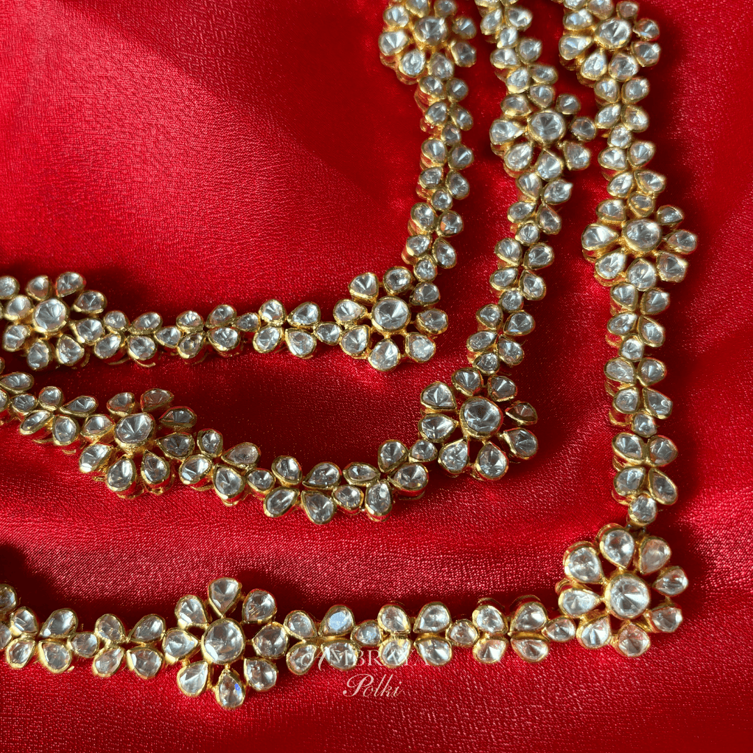 Arna Necklace - Ambraya Polki