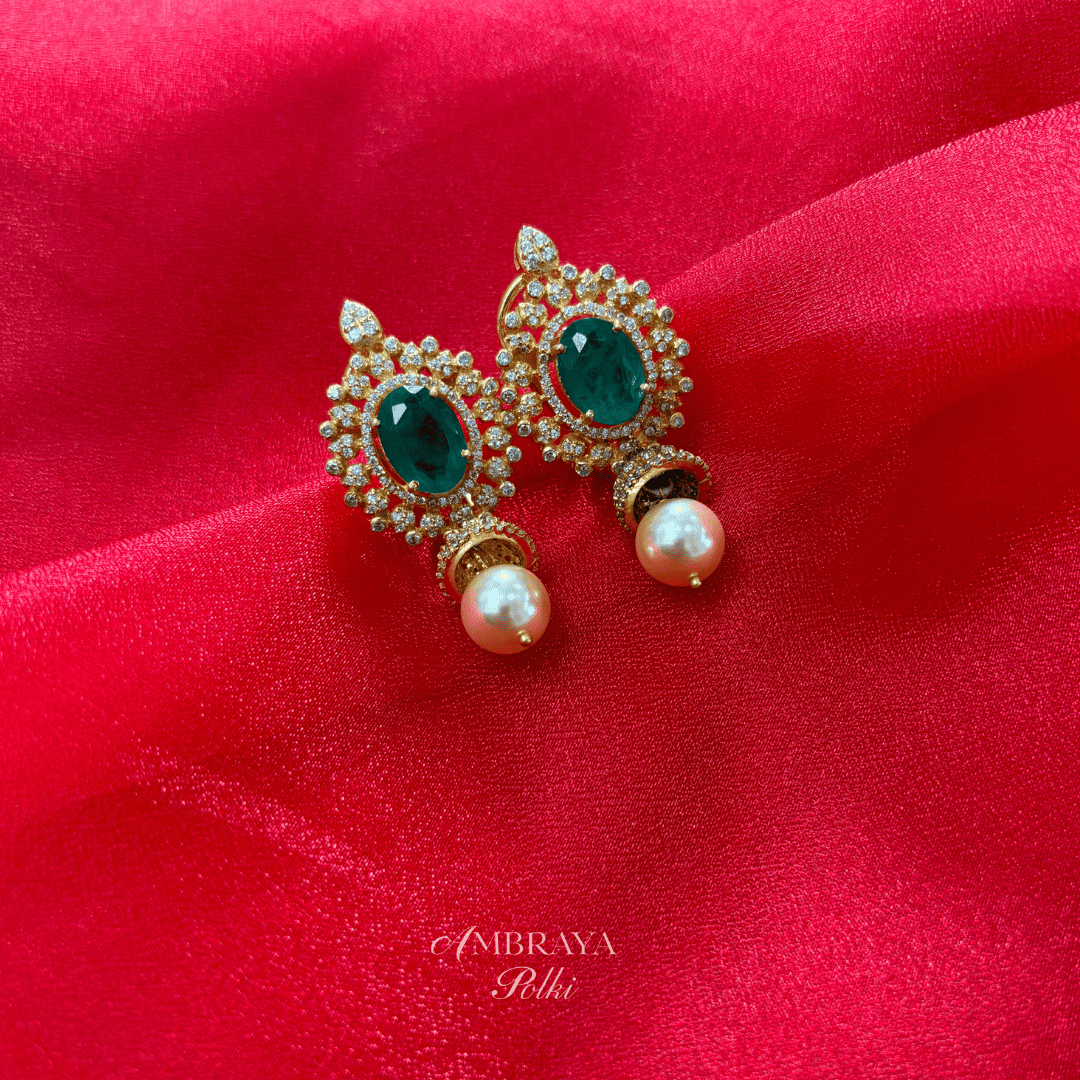 Nitya Necklace Set - Ambraya Polki