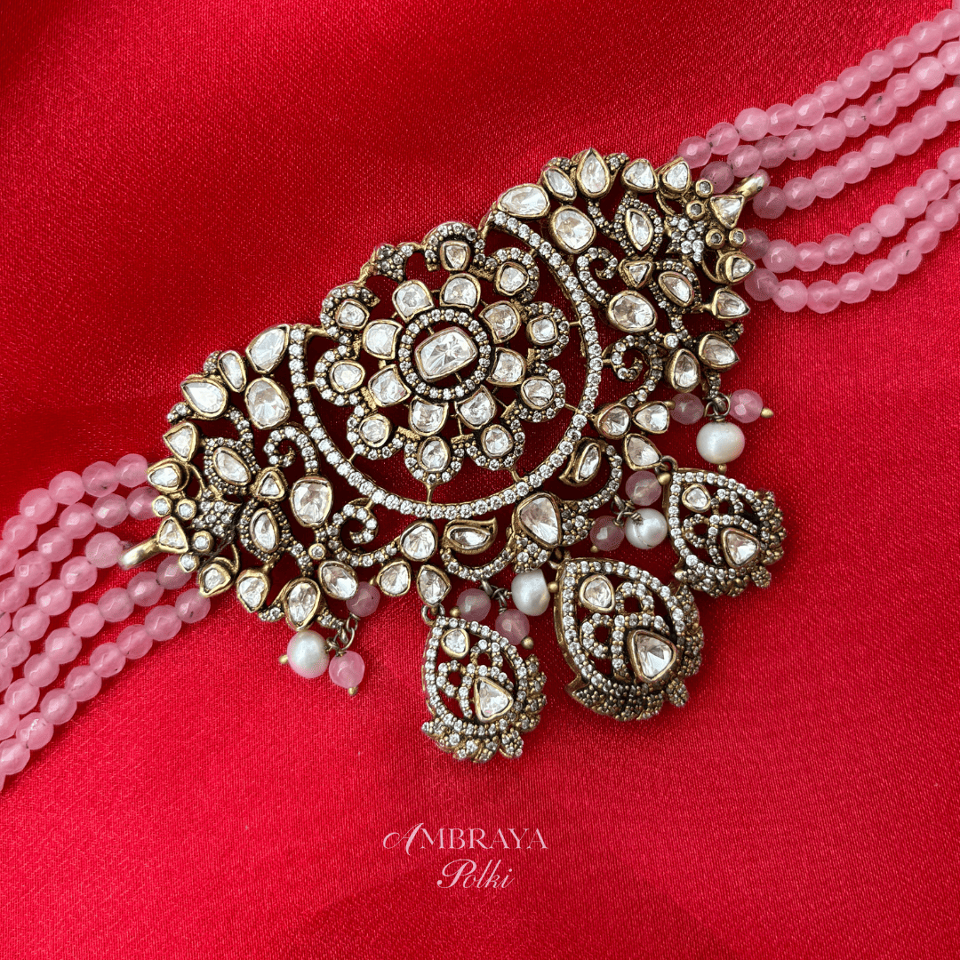 Dhiti Necklace - Ambraya Polki