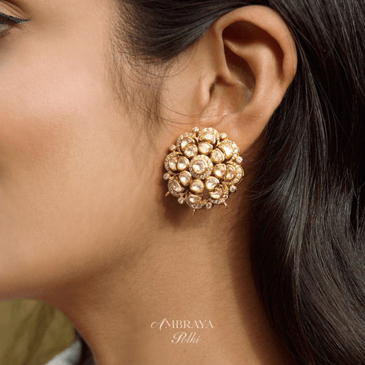 Sohvi Earrings - Ambraya Polki