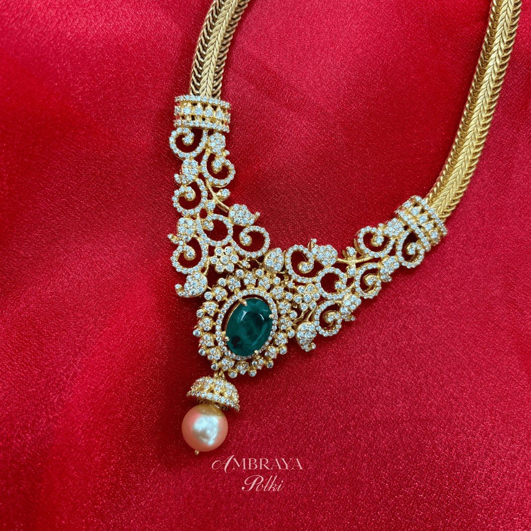 Nitya Necklace - Ambraya Polki