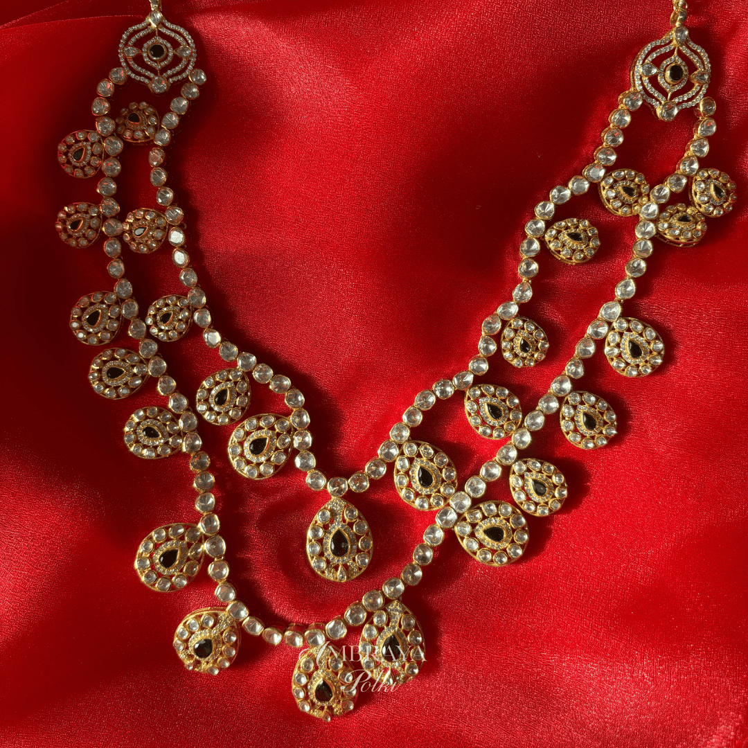 Tanvika Necklace - Ambraya Polki
