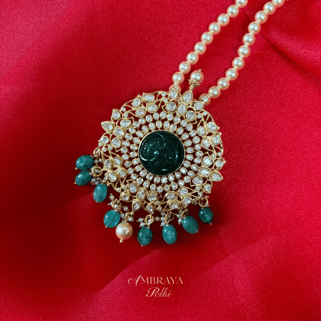 Naitri Pendant - Ambraya Polki