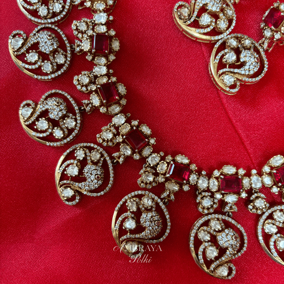 Adrita Necklace - Ambraya Polki