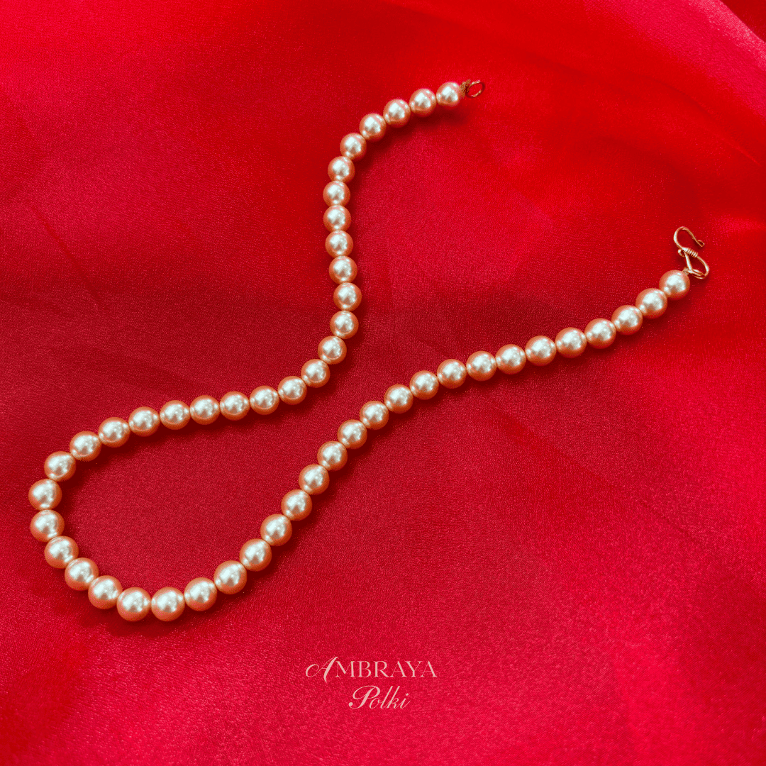 Tiana Pearl Necklace - Ambraya Polki