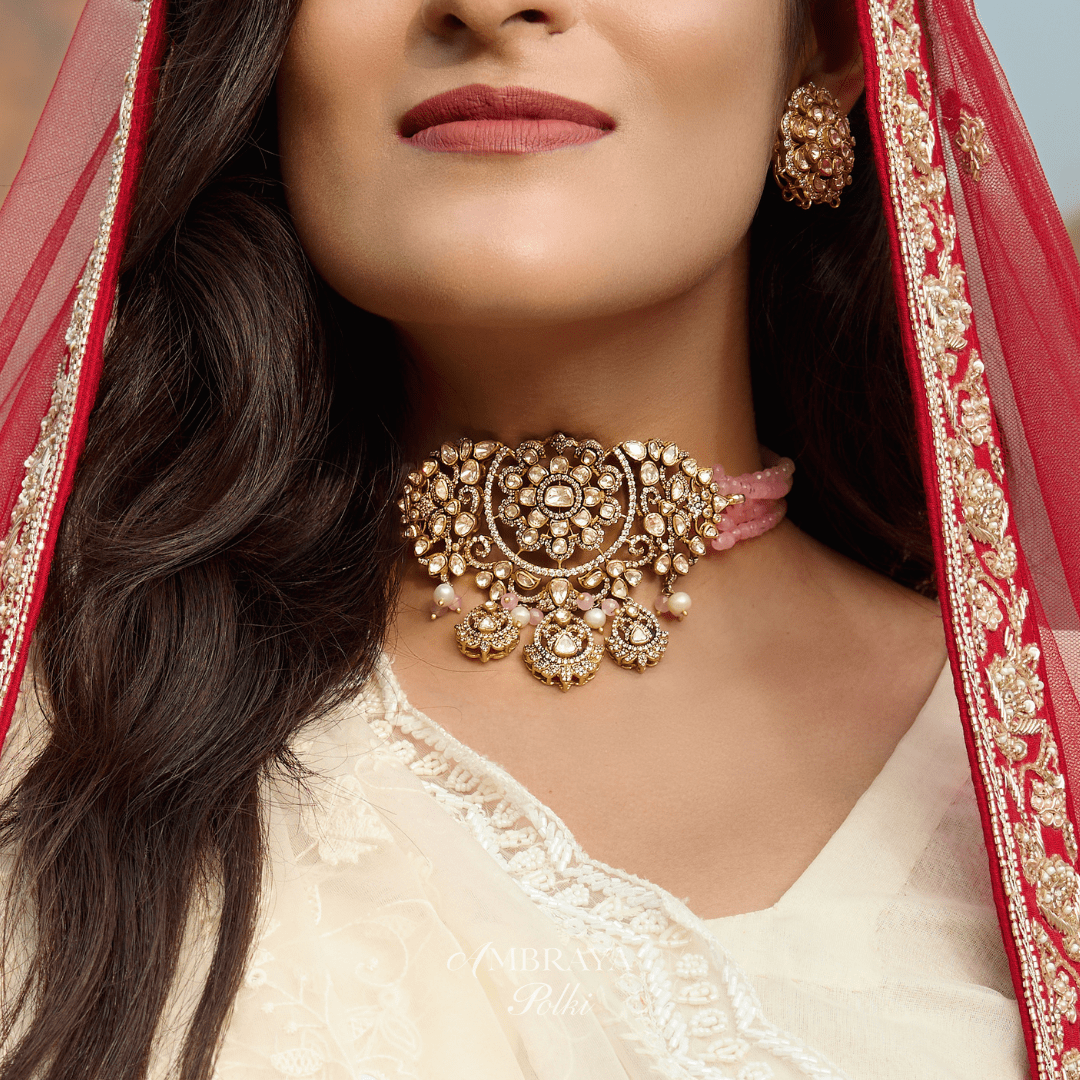 Dhiti Necklace - Ambraya Polki