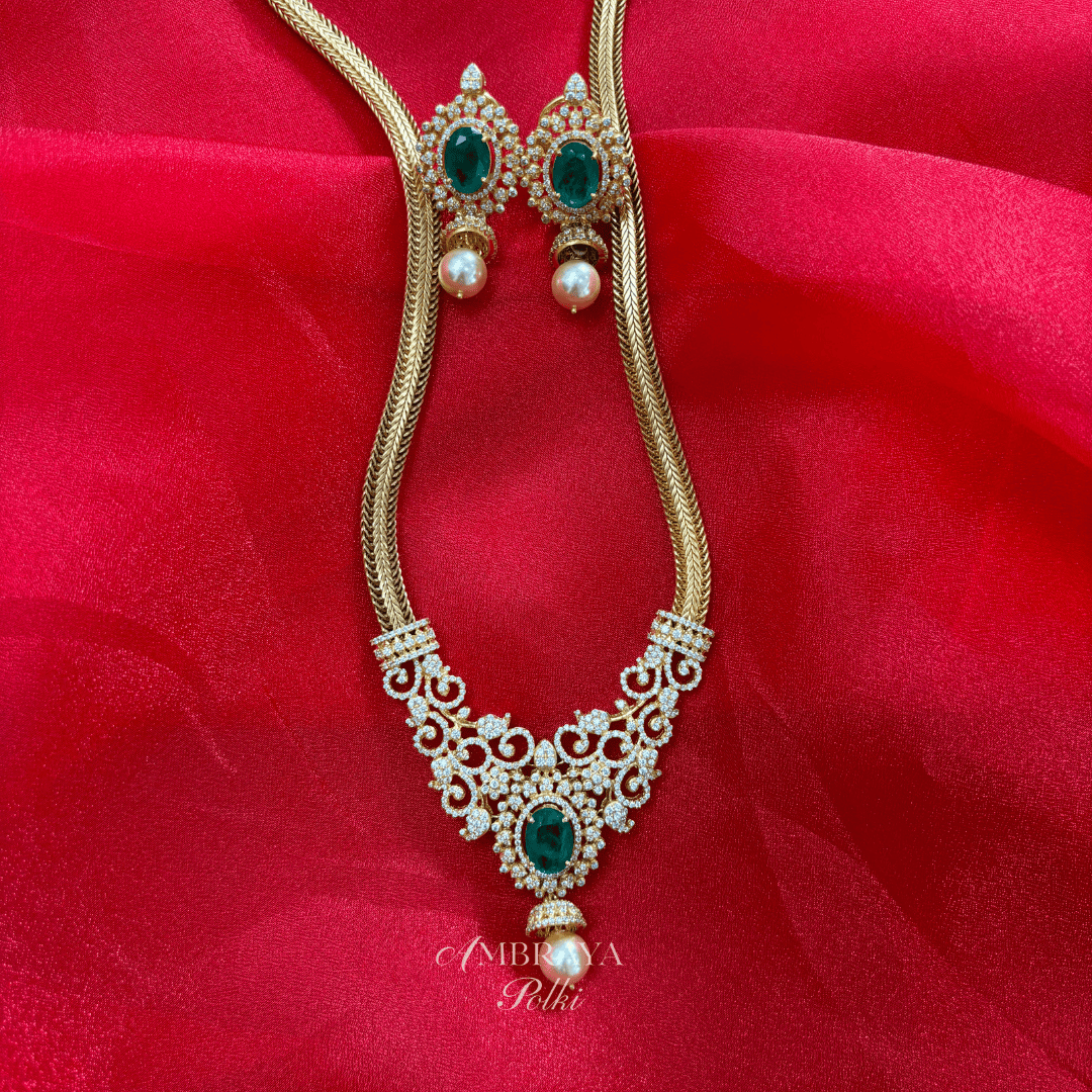 Nitya Necklace - Ambraya Polki