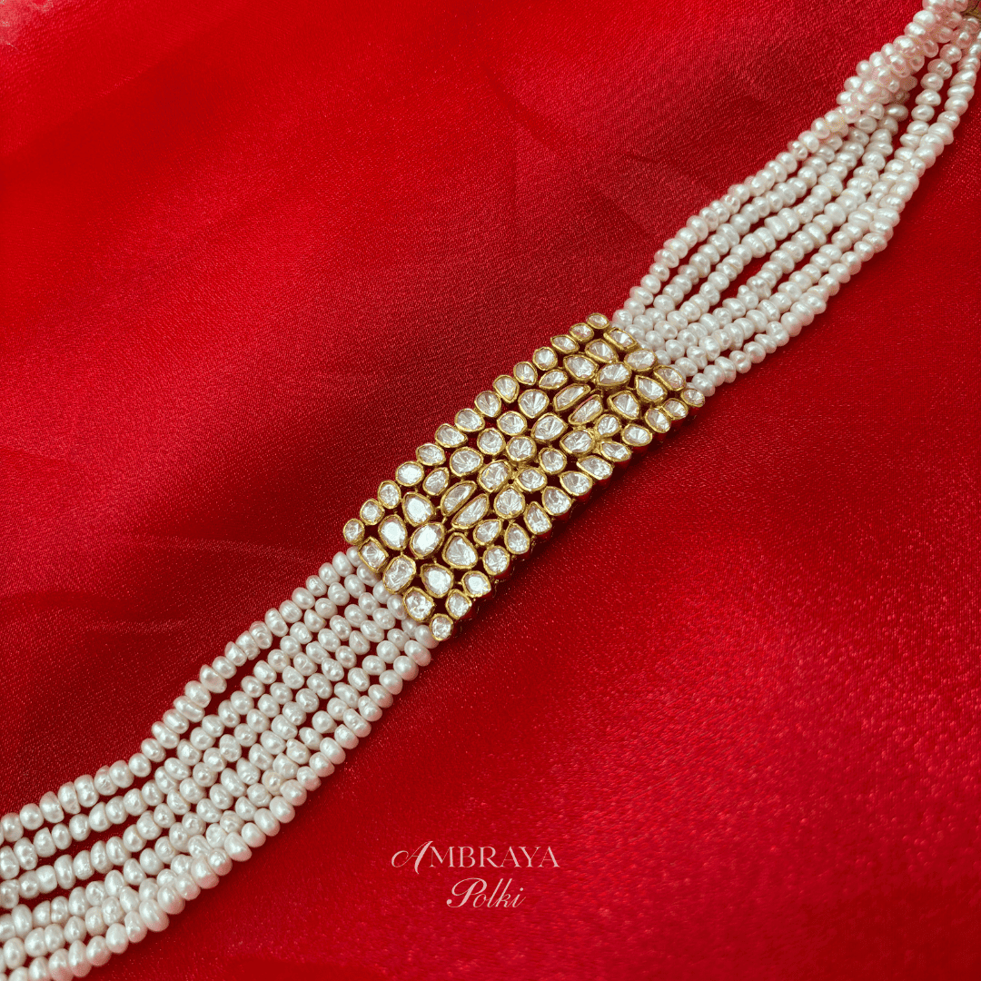 Mayra Choker Necklace - Ambraya Polki