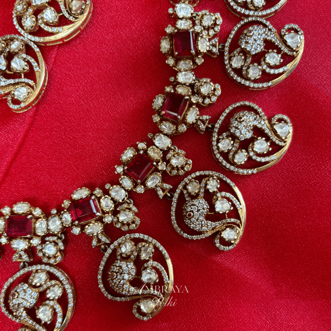 Adrita Necklace - Ambraya Polki