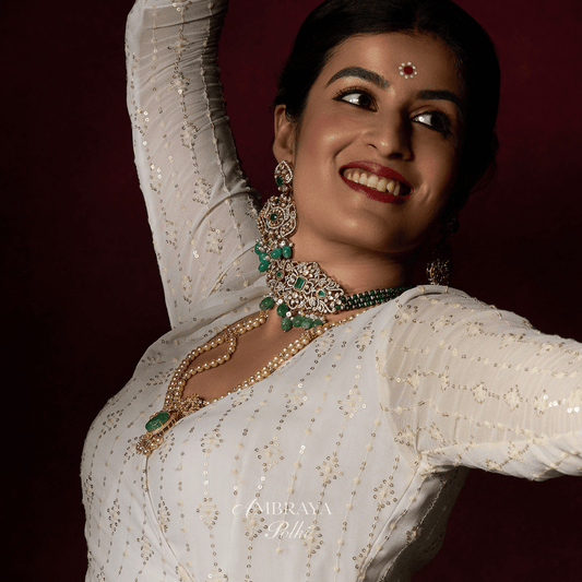 Adya Necklace - Ambraya Polki