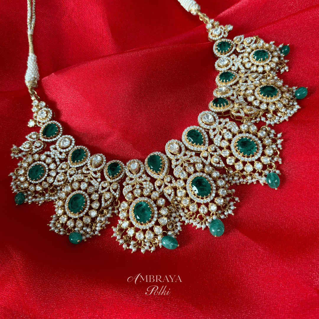 Keya Necklace - Ambraya Polki