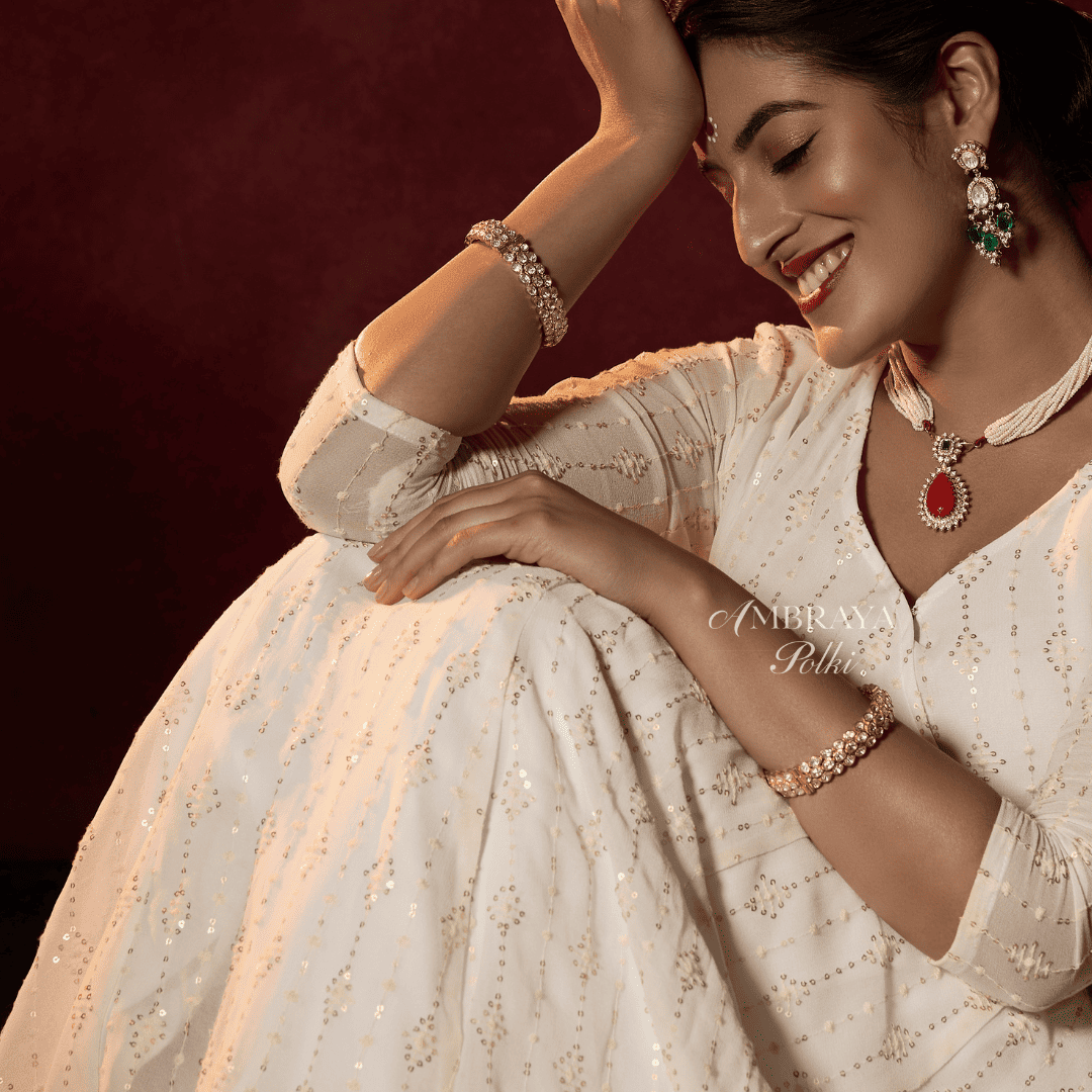 Vanya Bangle (Pair) - Ambraya Polki