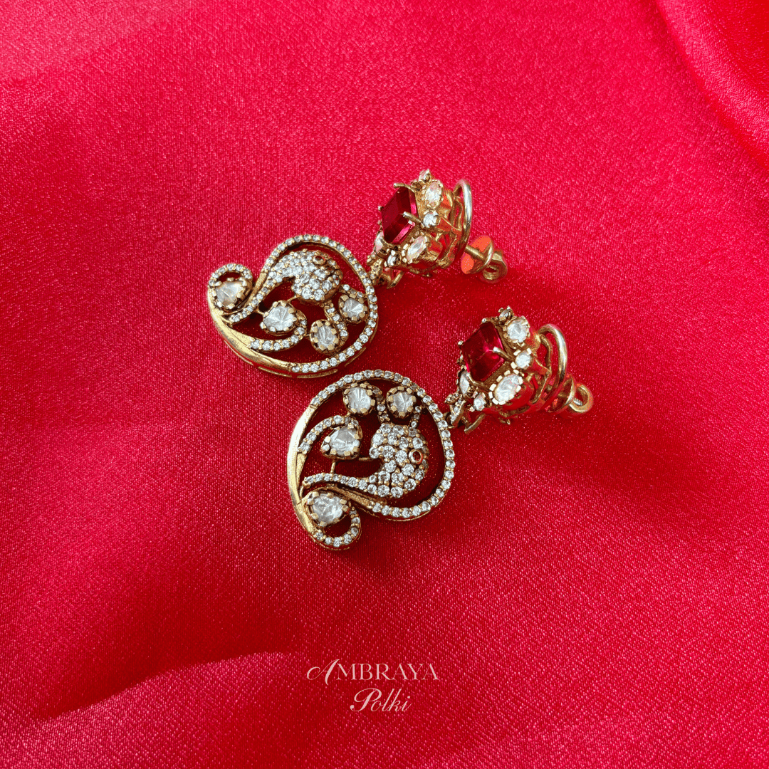 Adrita Necklace Set - Ambraya Polki
