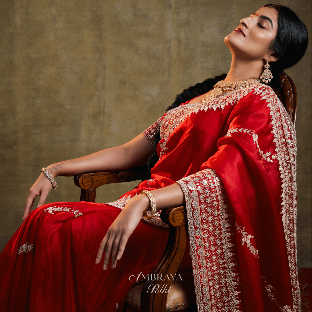 Swara Earrings - Ambraya Polki