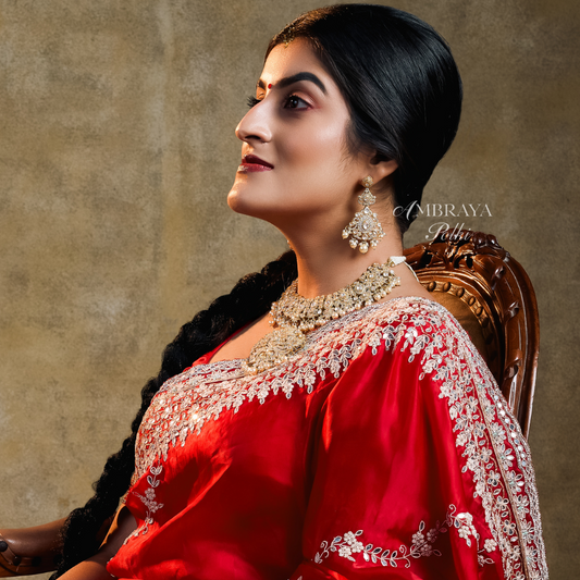 Swara Earrings - Ambraya Polki