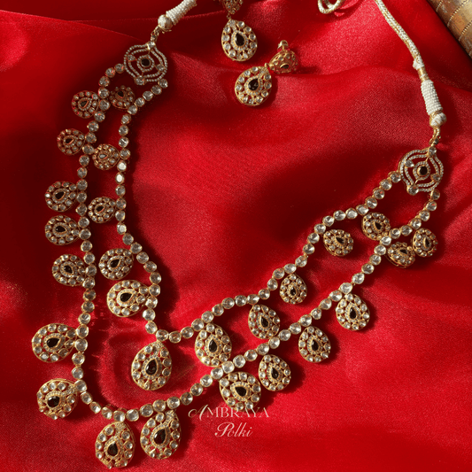 Tanvika Earrings - Ambraya Polki