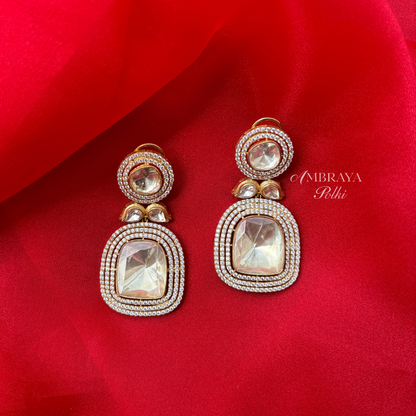 Saira Pendant Set - Ambraya Polki