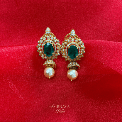 Nitya Necklace Set - Ambraya Polki
