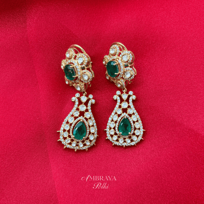 Anshika Earrings - Ambraya Polki
