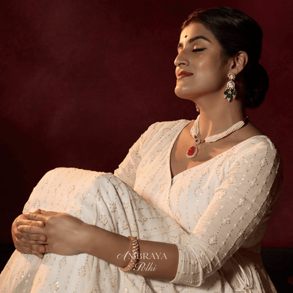 Kiara Earrings - Ambraya Polki