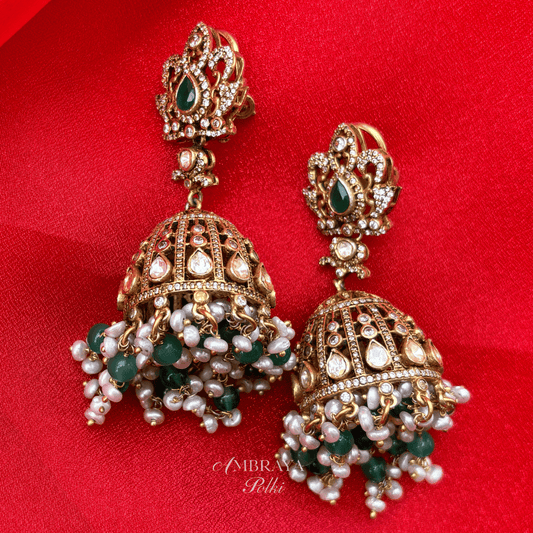 Amaya Earrings - Ambraya Polki