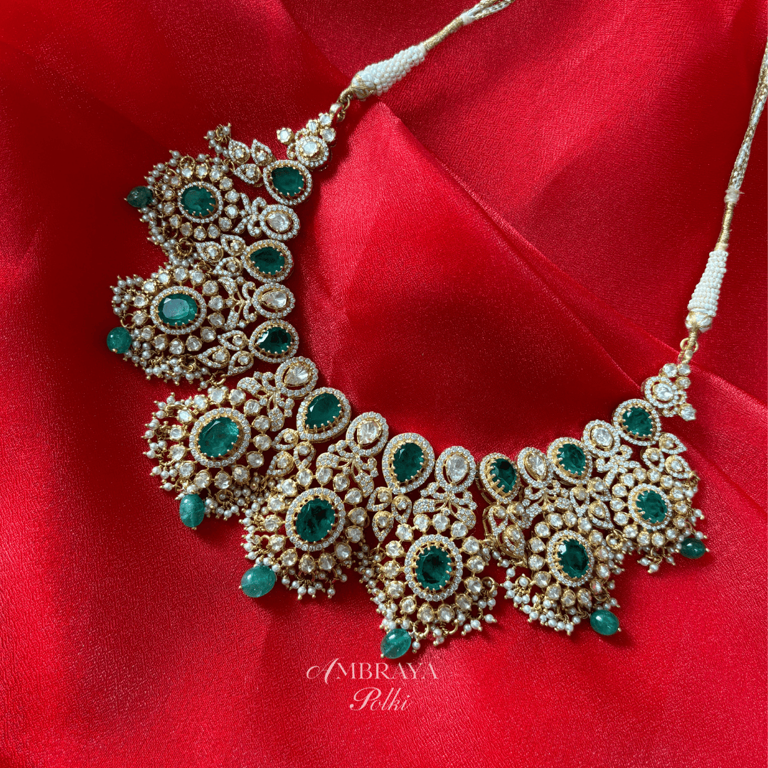 Keya Necklace - Ambraya Polki