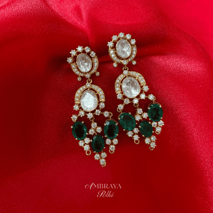 Kiara Earrings - Ambraya Polki