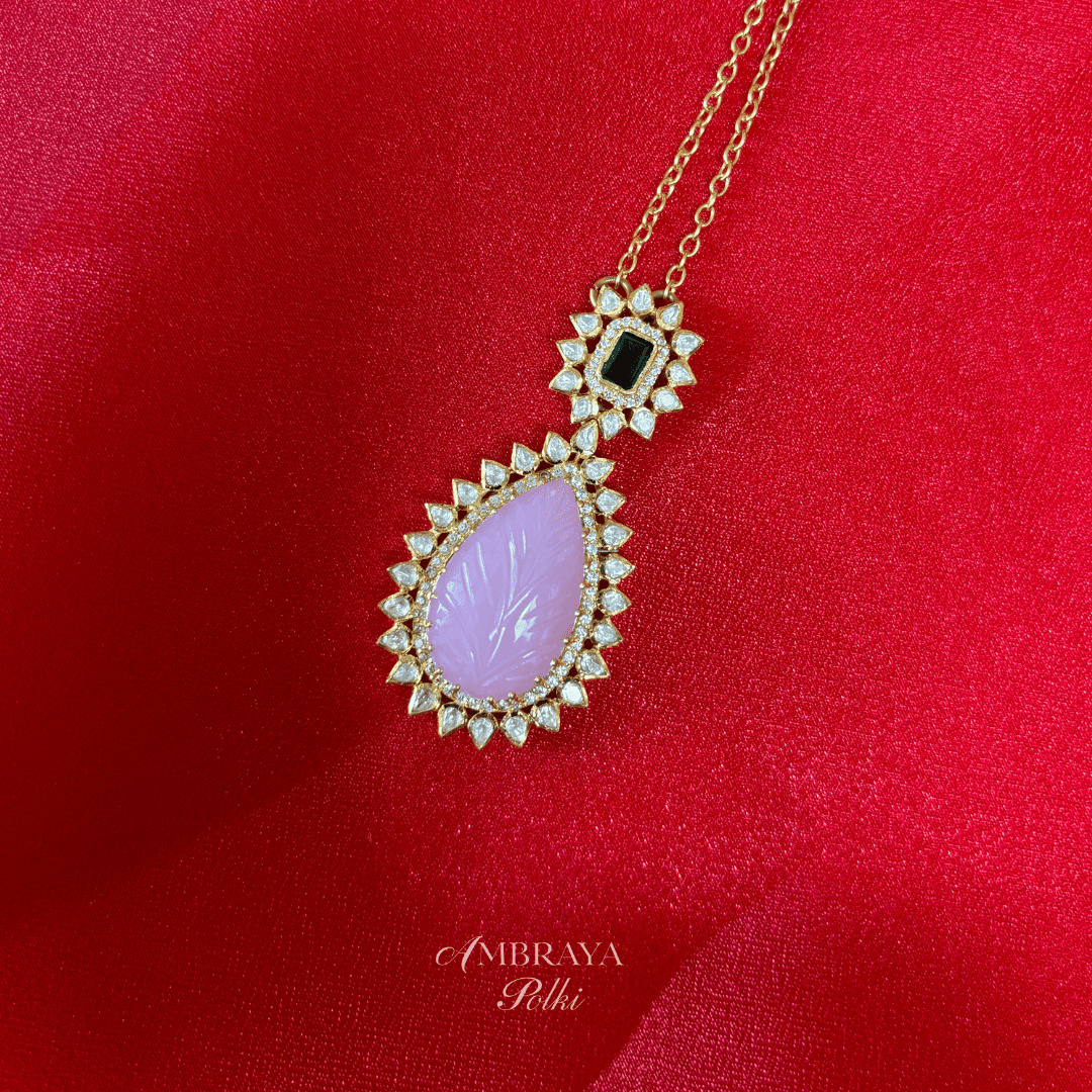 Tara Pendant - Ambraya Polki