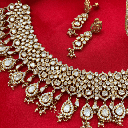 Anika Necklace - Ambraya Polki