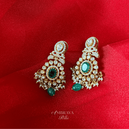 Keya Earrings - Ambraya Polki