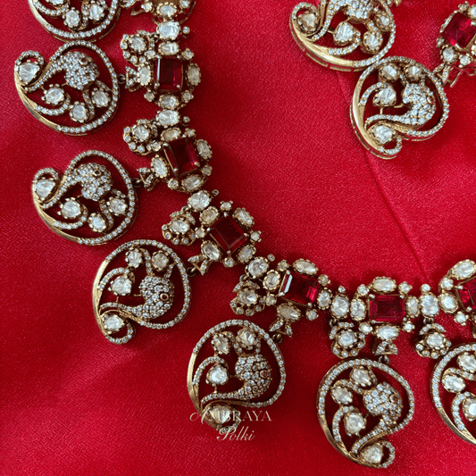 Adrita Necklace - Ambraya Polki