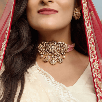 Dhiti Necklace - Ambraya Polki