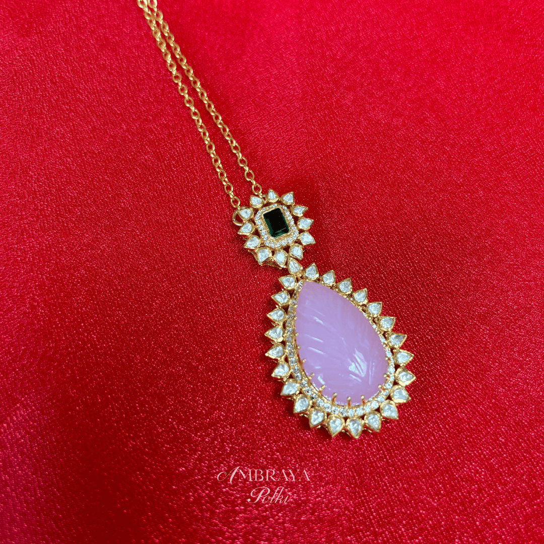 Tara Pendant - Ambraya Polki