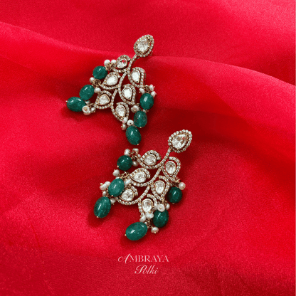 Malini Necklace Set - Ambraya Polki