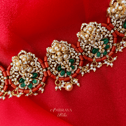 Niara Necklace Set - Ambraya Polki