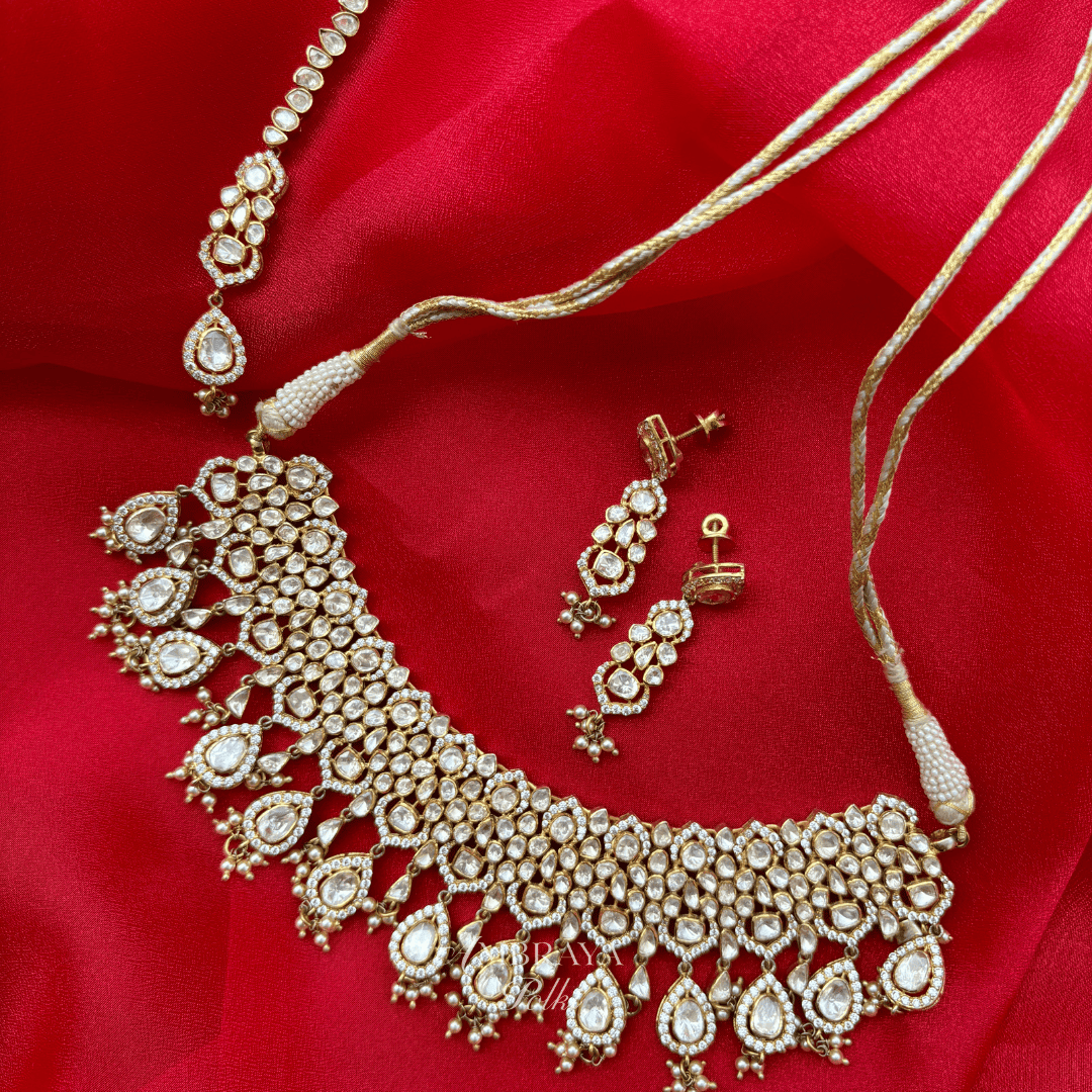 Anika Necklace - Ambraya Polki